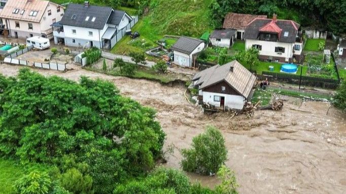 Poplave u Sloveniji. Pixsell