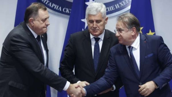 Milorad Dodik, Dragan Čović i Nermin Nikšić. Fena