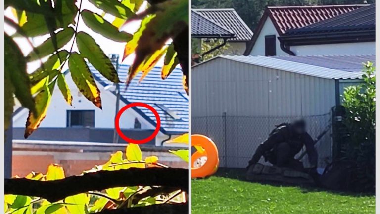 Naoružani muškarac puca sa balkona. maribor24.si