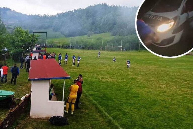 Trenutak nakon prekida utakmice (Foto: OFK Međiđa)