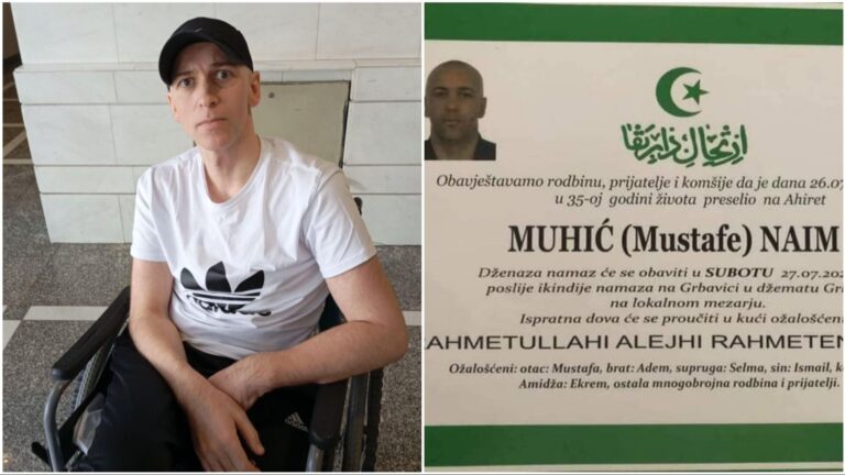 Preminuli Naim Muhić. Facebook