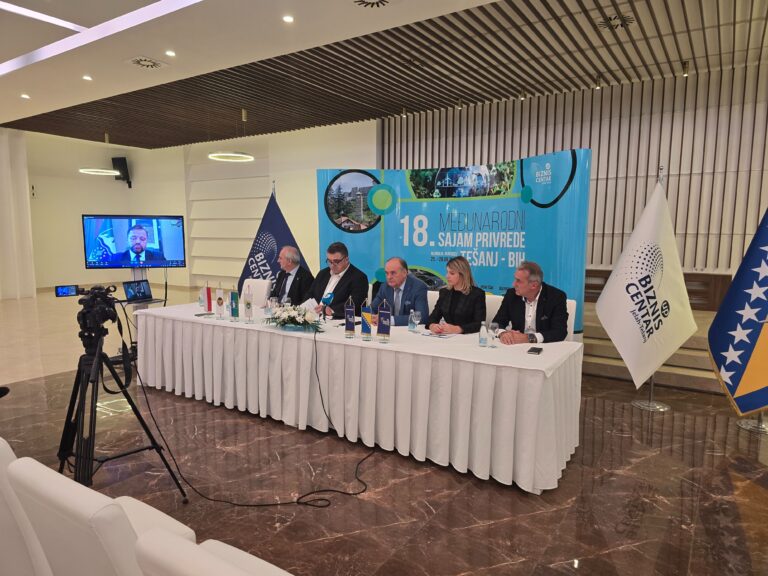 Konferencija za medije: Sve spremno za 18. Međunarodni sajam privrede Tešanj 2024. Međunarodni sajam privrede Tešanj-BiH 2024