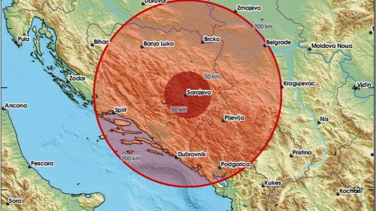 Zemljotres pogodio BiH. EMSC