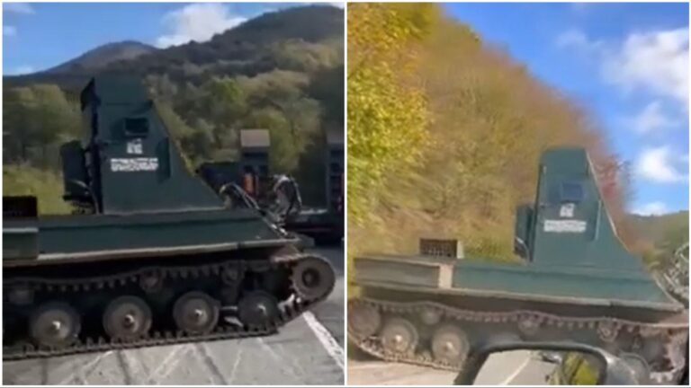 Oklopno vozilo OS BiH. Screenshot