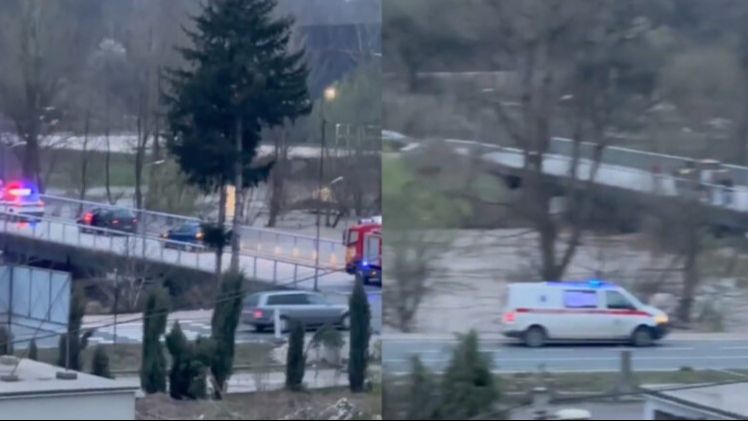 Policija i Hitna na mjestu tragedije. Facebook