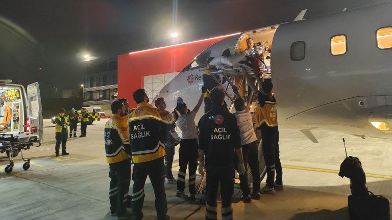 Transport teško povrijeđenih osoba u Tursku. Anadolija