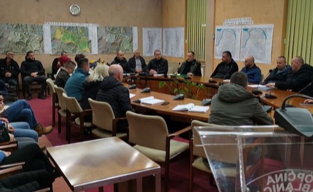 Sa sastanka. Općina Jablanica