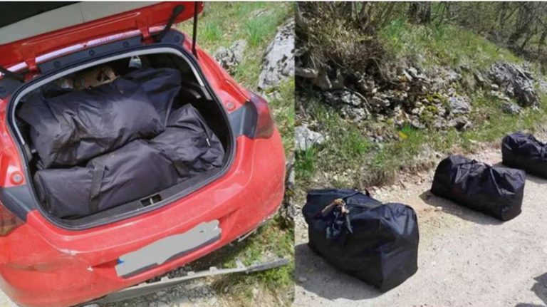 Droga nađena u gepeku. PU Trebinje