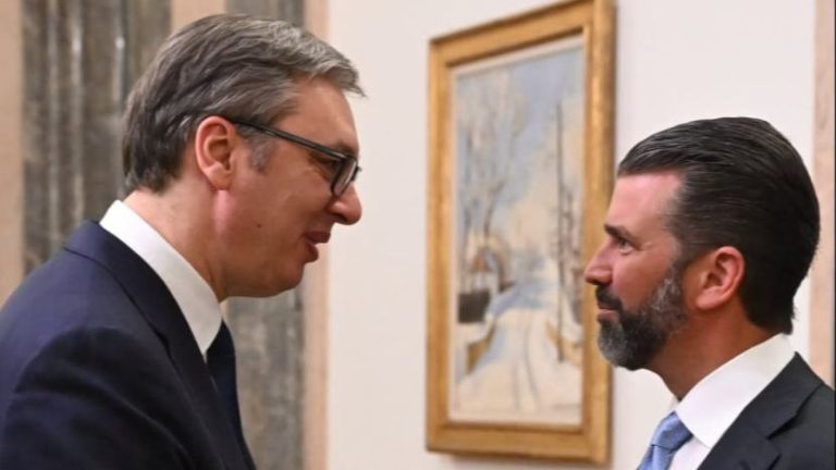 Vučić i Tramp Mlađi. Instagram