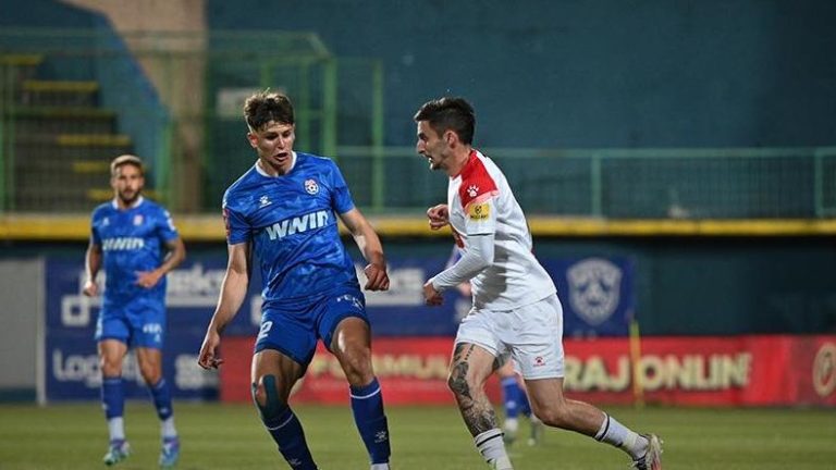 Detalj s meča na Pecari. FK Borac