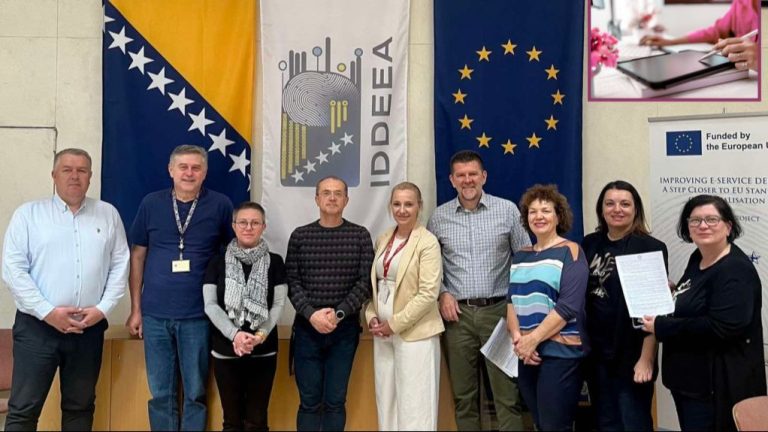 Uposlenici Ambasade Švicarske podnijeli zahtjev za e-potpis. IDDEEA