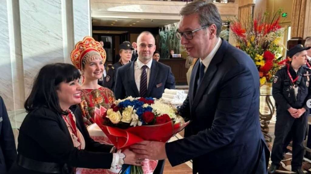 Vučić u Moskvi. Instagram