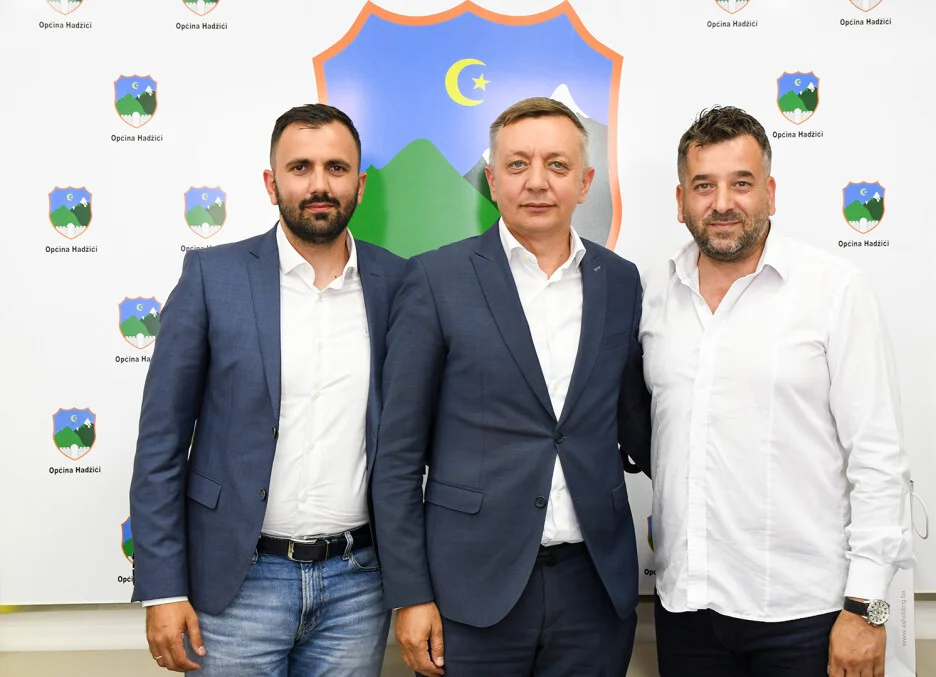 Rusmir Hrvić (u sredini) i Eldar Čomor