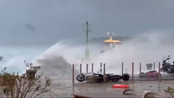 Nevrijeme u Istri. IstraMet/Facebook