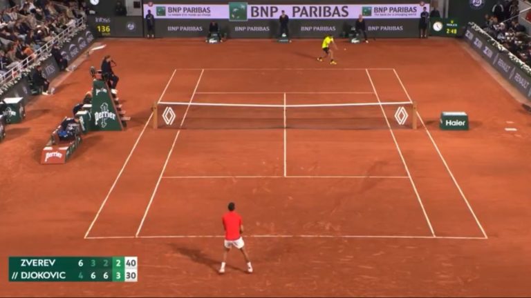 Meč Đoković-Zverev. X