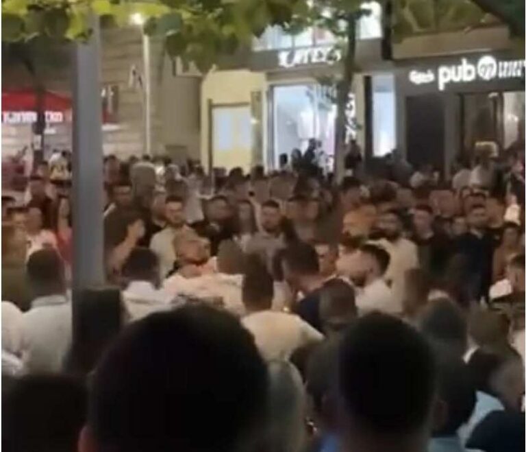 Masovna tuča u Posušju. Screenshot