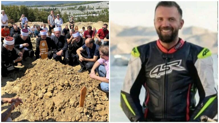 Klanjanja dženaza Adnanu Šaboviću. Facebook