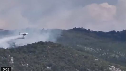 Prvi nalet "vatroubice" uspješno obavljen. Screenshot