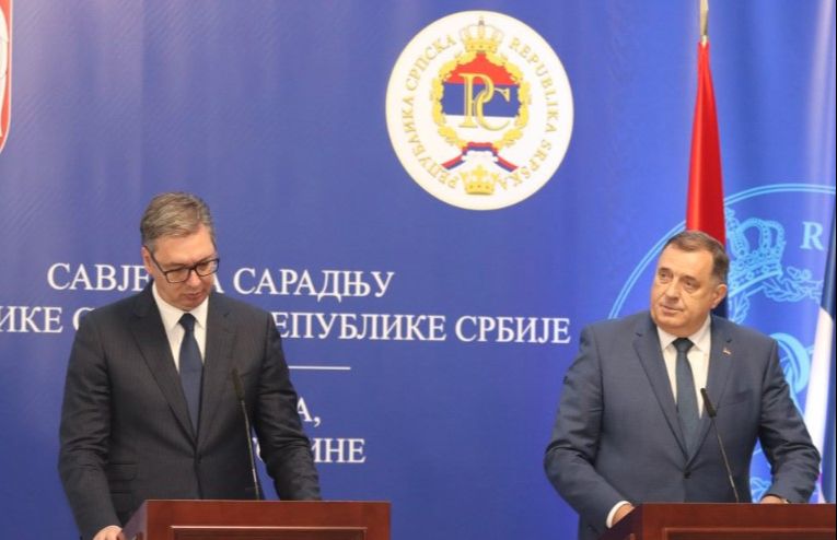 Vučić i Dodik. Srna