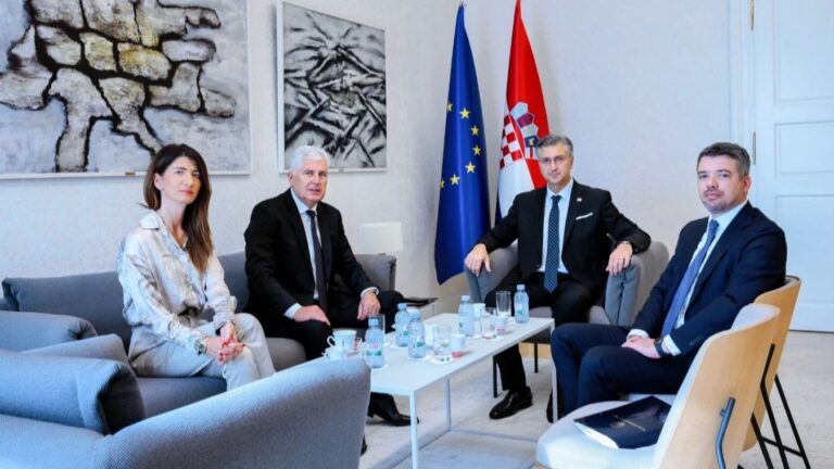 Čović i Plenković razgovaralik u Zagrebu. HDZ BiH
