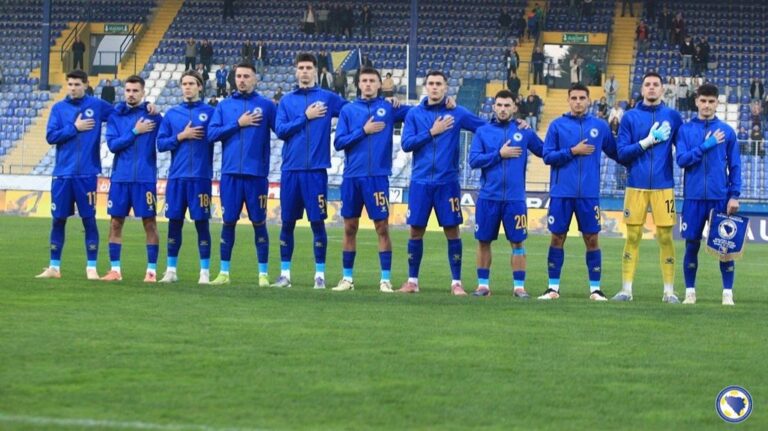Mlada fudbalska reprezentacija BiH: Remizirala s favorizovanom Holandijom. N/FSBiH