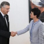 Plenković se sastao s Martom Kos: Hrvatska spremna pomoći BiH u provođenju reformi