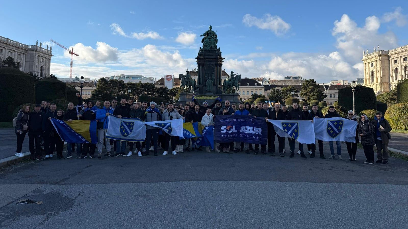 Navijači u Austriji. E. Ganibegović / Avaz