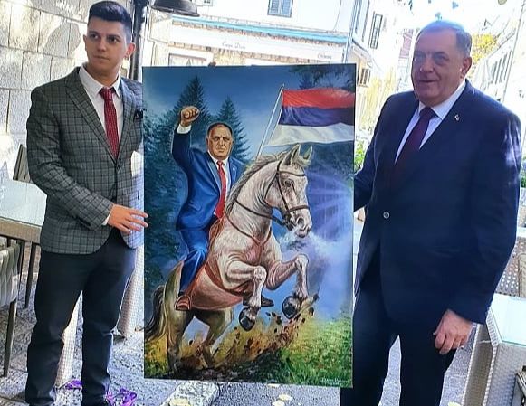 Dodik: Dobio poklon u Trebinju. Instagram
