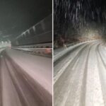 Vozači oprez: Snijeg zabijelio ceste, evo na kojim putevima pada