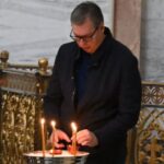 Aleksandar Vučić u Hramu sv. Save prisustvovao parastosu za stradale u tragediji u Novom Sadu