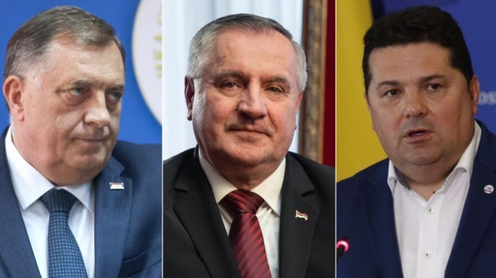 Milorad Dodik, Radovan Višković i Nenad Stevandić - Screenshot