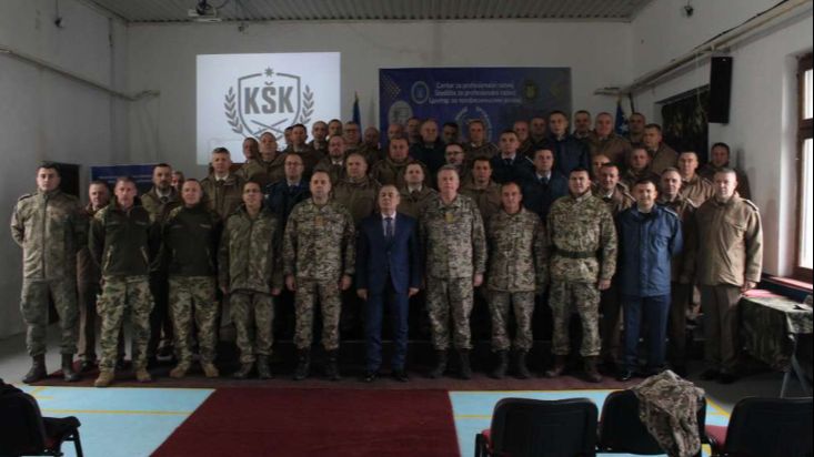 U centru za profesionalni razvoj Oružanih snaga Bosne i Hercegovine. FENA