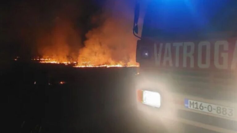 Prijavu o požaru jablanički vatrogasci su zaprimili u 22. 24 sat. Hercegovina.info
