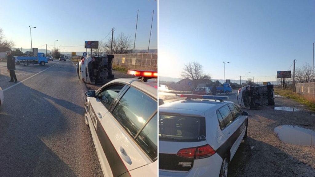 Nesreća u Mostaru: Golf završio na boku