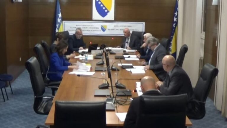 Centralna izborna komisija BiH. Screenshot