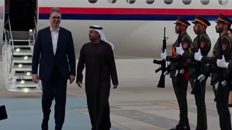 Vučić stigao u Abu Dabi. Instagram