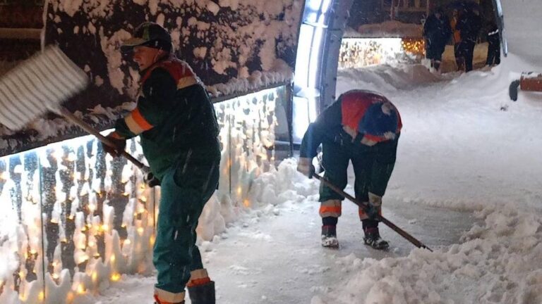 Čišćenje snijega. Vlada KS