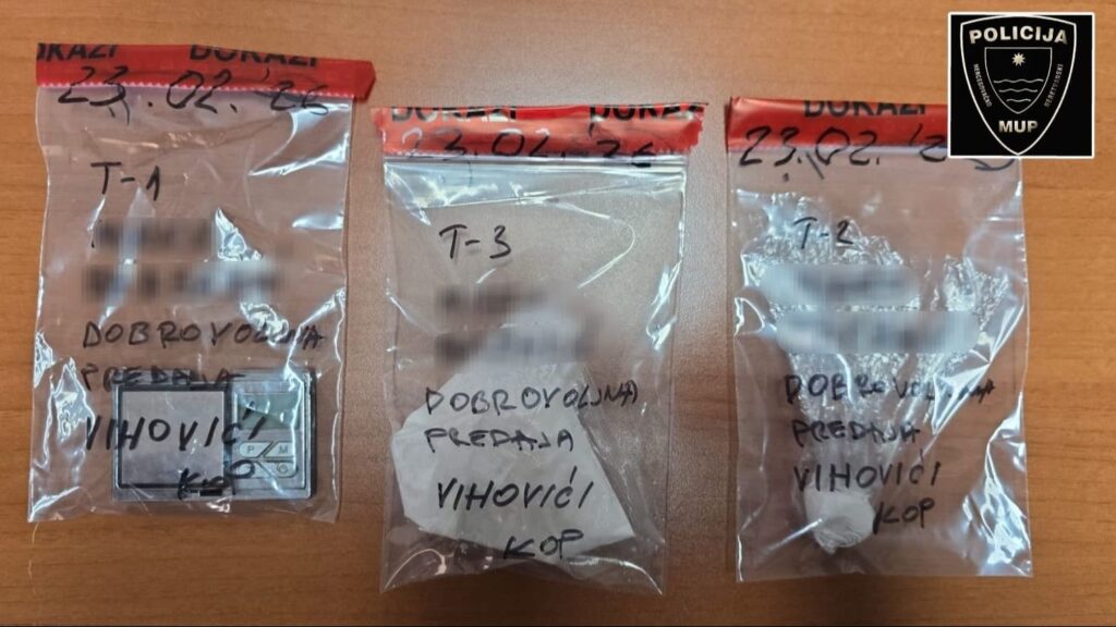 U Mostaru uhapšena jedna osoba: Dobrovoljno predala amfetamin i vagu