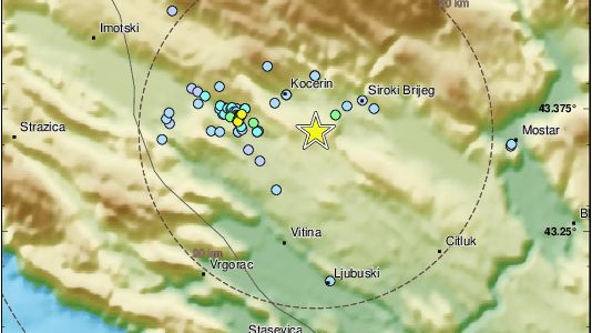 Serija manjih zemljotresa uznemirila stanovnike Gruda, upućen apel građanima