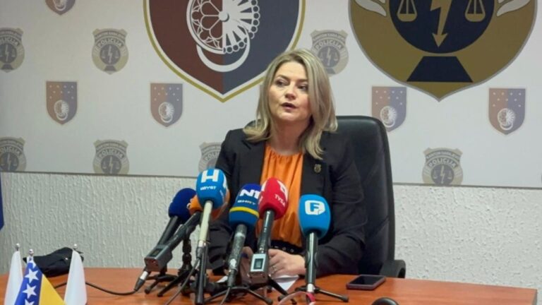 Portparolka MUP-a KS Mersiha Novalić. I. Šabanović / Avaz
