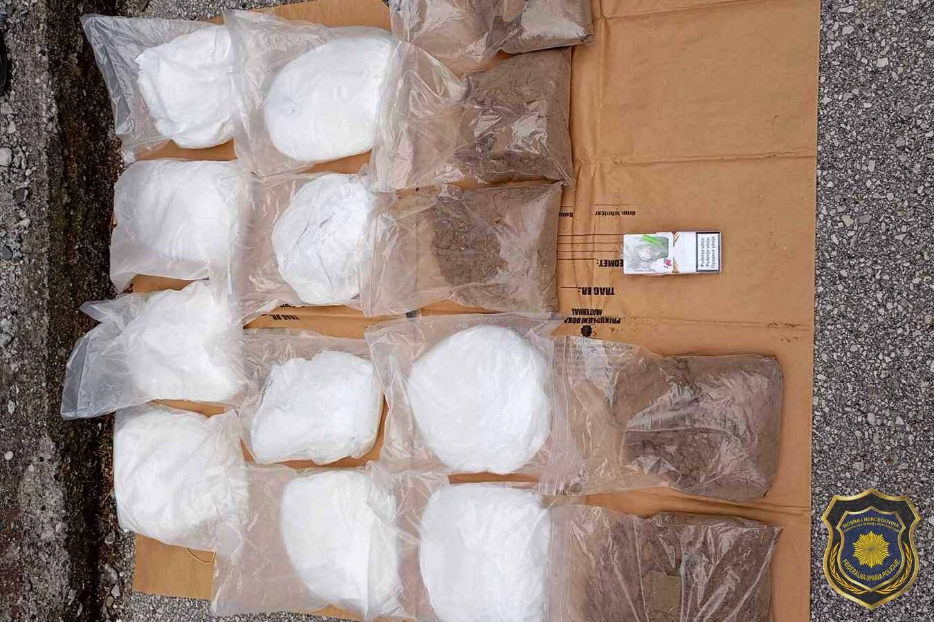 Zaplijenjena droga (Foto: FUP)