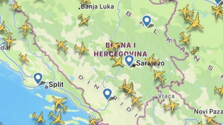 Trenutačna situacija u zračnom prostoru BiH stabilna. BHANSA