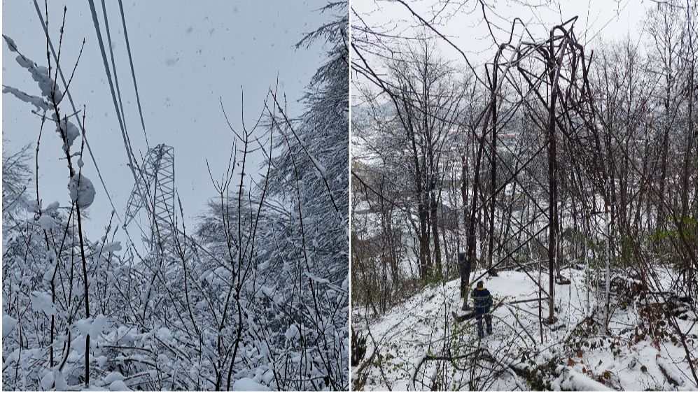 Problemi s električnom energijom nakon snijega: U TK 22.000 kupaca bez struje, teško stanje u Krajini, problemi i u ZDK