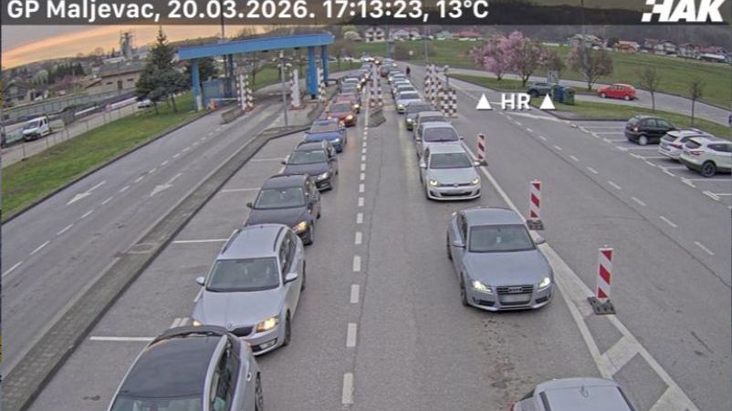 Duge kolone vozila na graničnim prijelazima