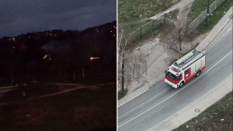 Intervencija vatrogasaca na terenu. Avaz