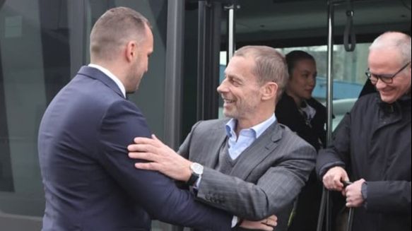 Stigao Aleksander Čeferin. NS BiH