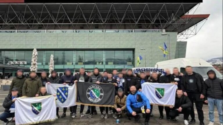 Torcida Sandžak. FOTO: BIH Tifo