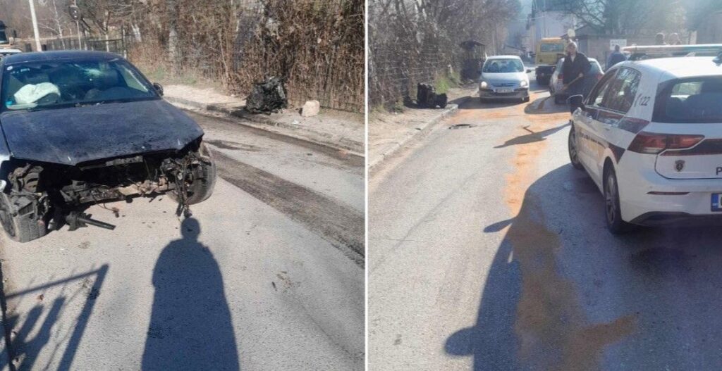Teža saobraćajna nesreća na Sedreniku: Od siline udara ispao motor iz automobila