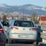 Nesreća na brzoj cesti Ilidža – Blažuj: Stvorile se velike gužve