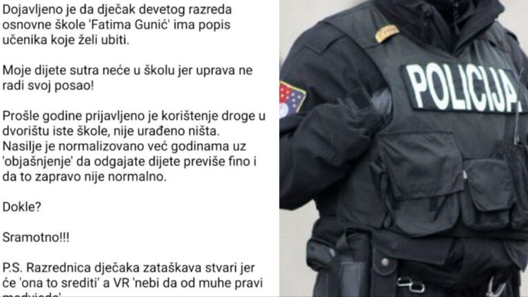 Objava se proširila mrežama. Facebook